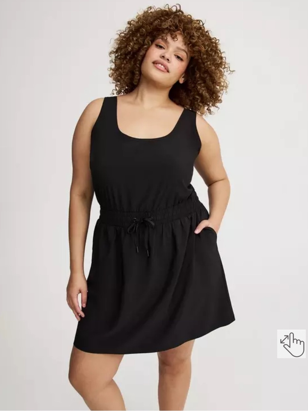 Torrid Stretch Woven 2fer Active Dress Size 2